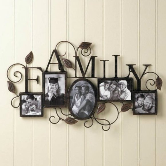 NEW FAMILY Wall Frame - 5 Photos